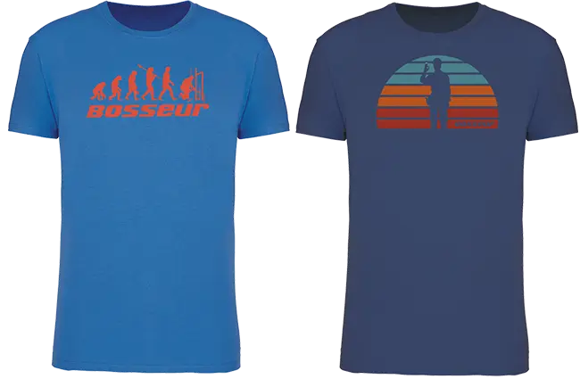 Lot de 2 t-shirt de travail BOSSEUR Evo Bleu royal – 12237-001