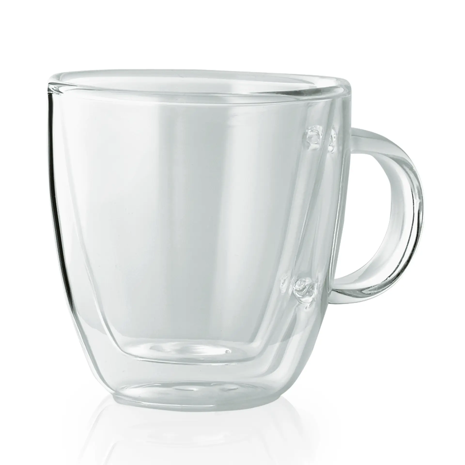 Lot de 2 Verres à espresso doppio en Verre H 83 mm Diamètre 49 mm Was Germany