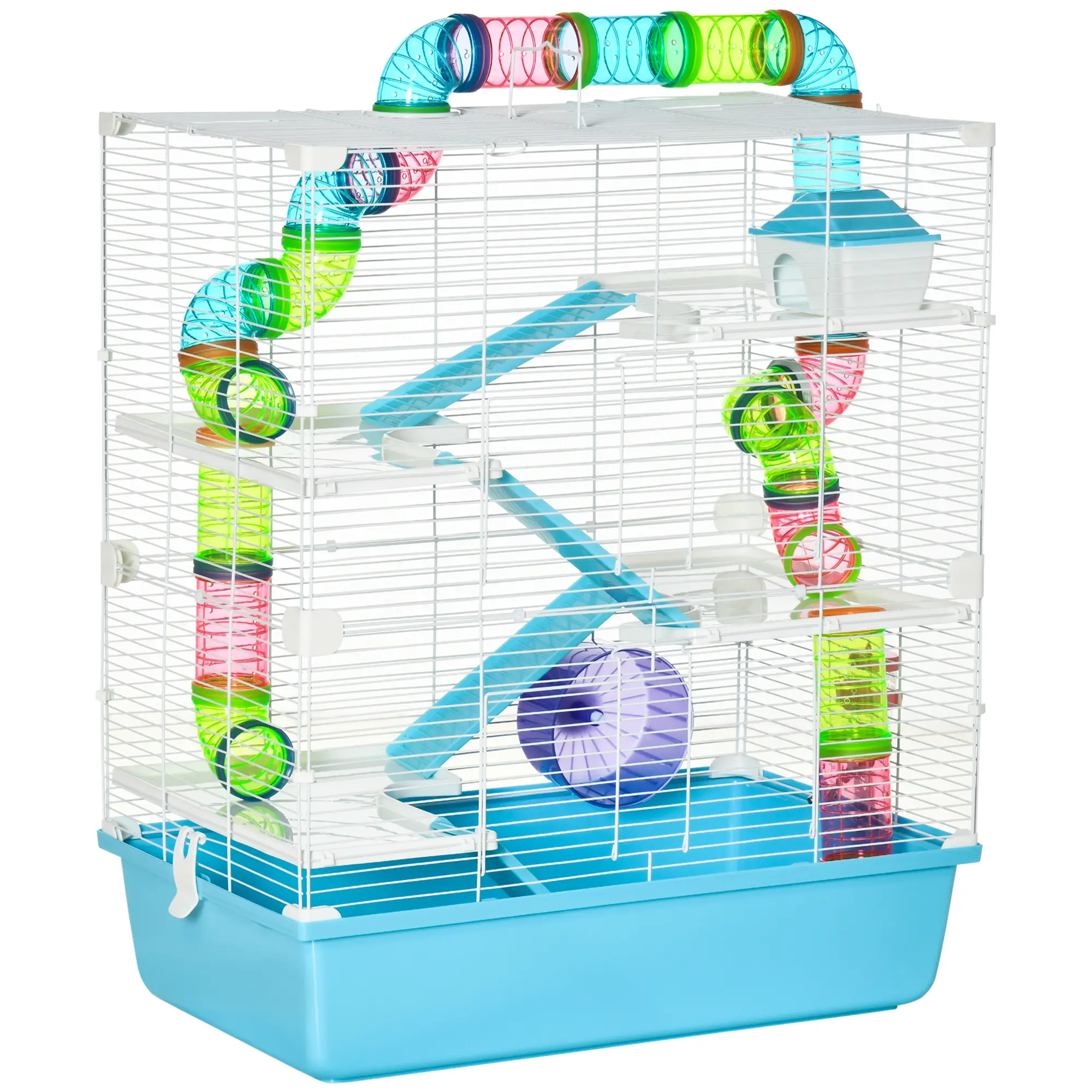 Grande cage à hamsters 5 niveaux