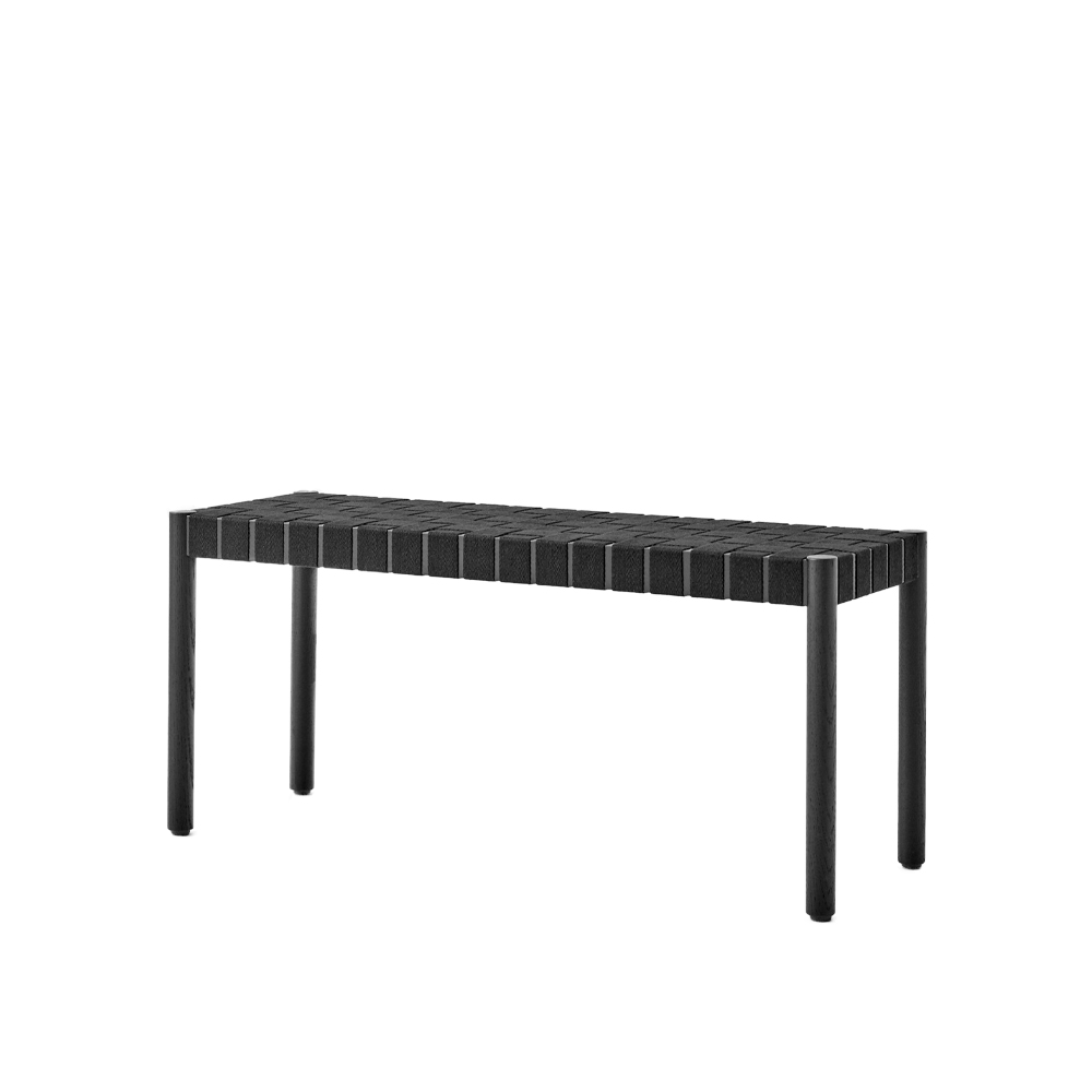 Banco Betty TK4.jo{font-size:18px}Black, asiento de banda de lino trenzada negro