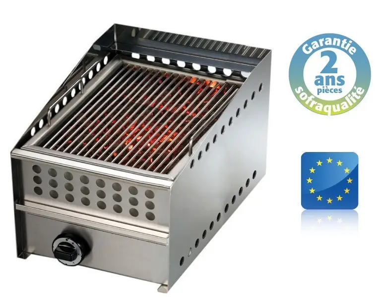 Grill gaz double Wood steak Spécial Grillades