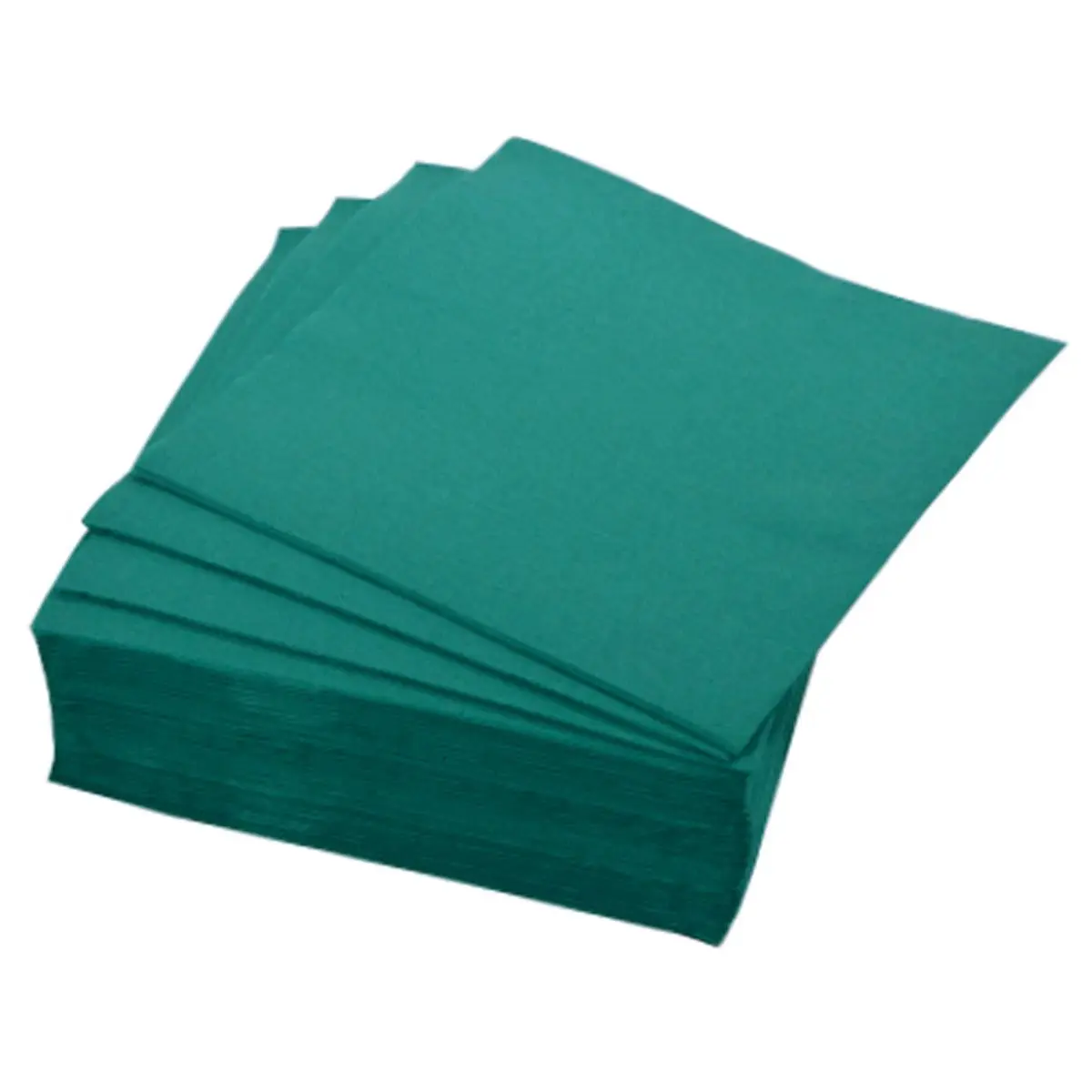 Lot de 40 Serviettes en Papier «Vitamine» 25x25cm Émeraude