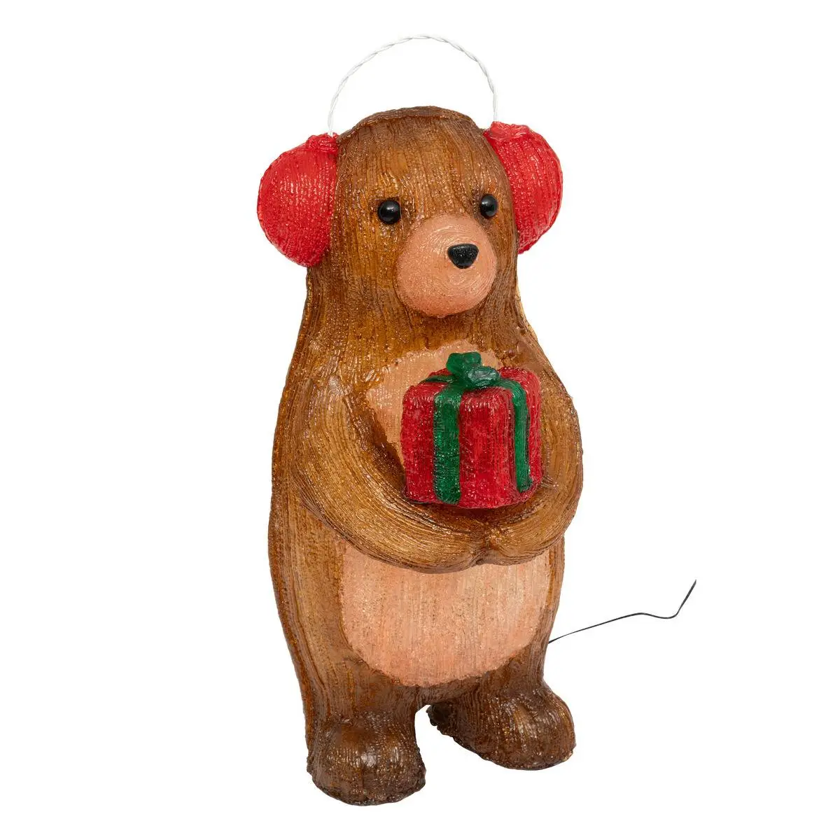 Forme acrylique solaire ours 60 LED fixes H.47cm FEERIC LIGHTS & CHRISTMAS