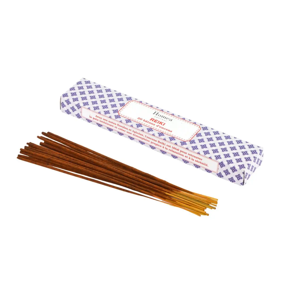 Lot de 20 Bâtons d’Encens «Senteur» 21cm Reiki