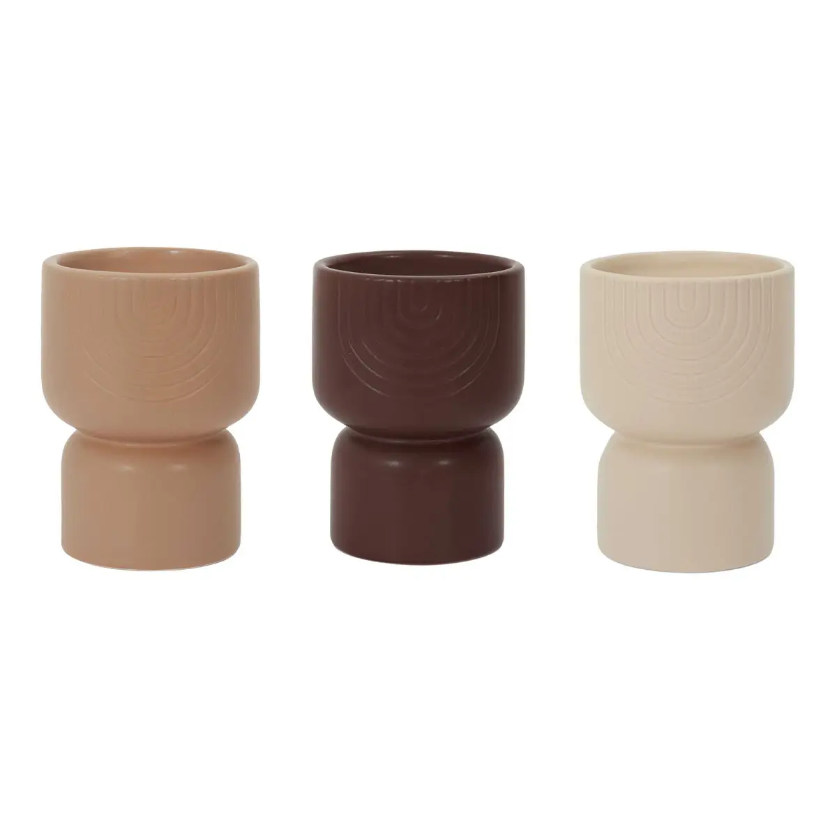 Lot de 3 Bougies Parfumées «Sahana» 170g Multicolore
