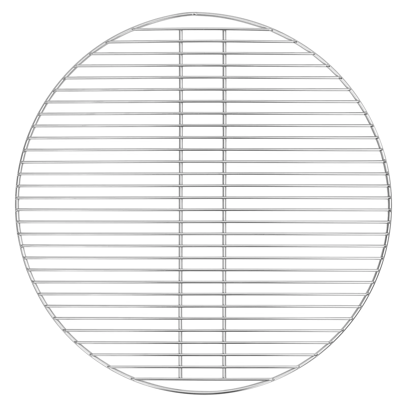 Grille de BBQ Argent Ø57 cm en Acier Inoxydable