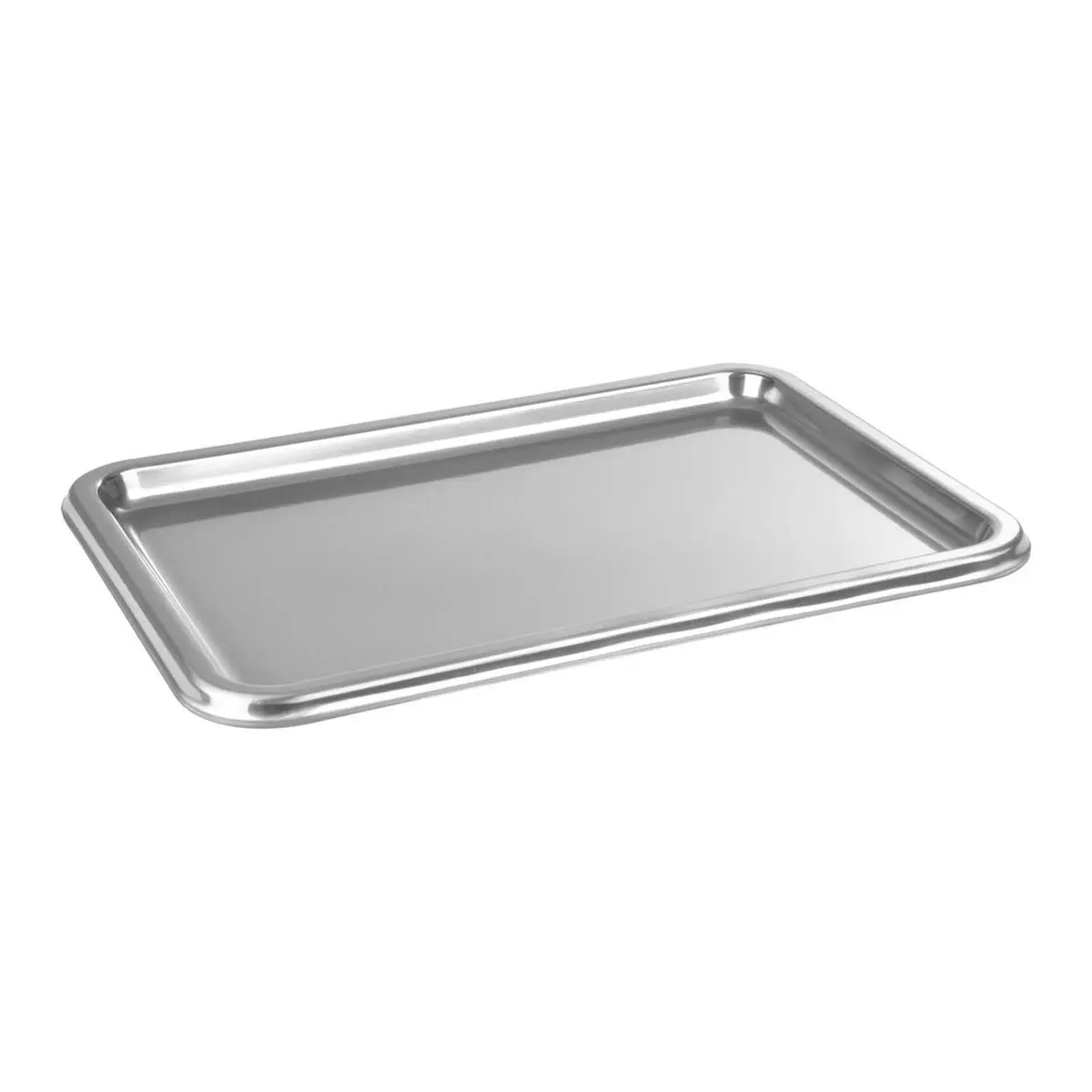 Lot de 2 Plateaux de Présentation «Noza» 35cm Argent
