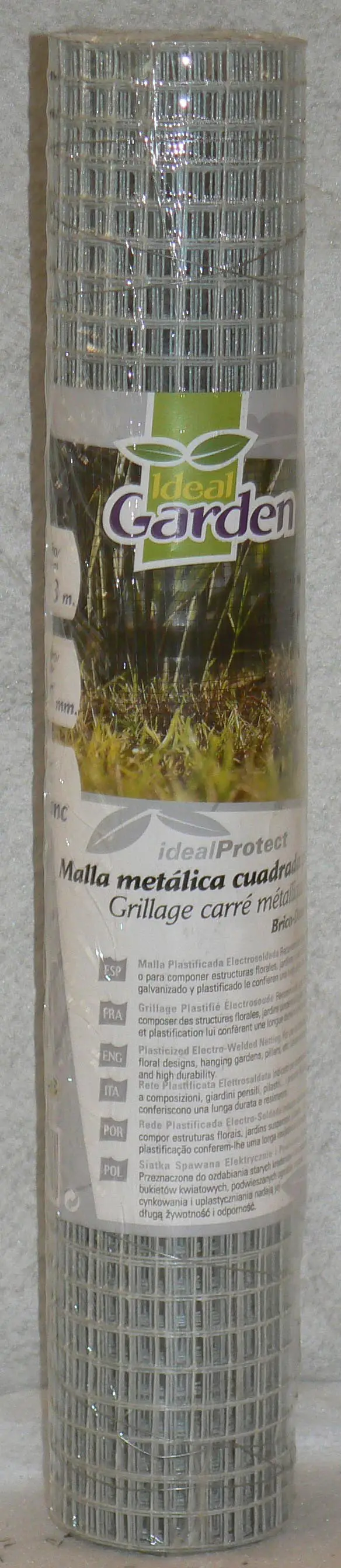 Grillage pour animaux soudé blanc, H.0.5 x L.3 m, maille H.12 x l.12.7 mm Centrale Brico