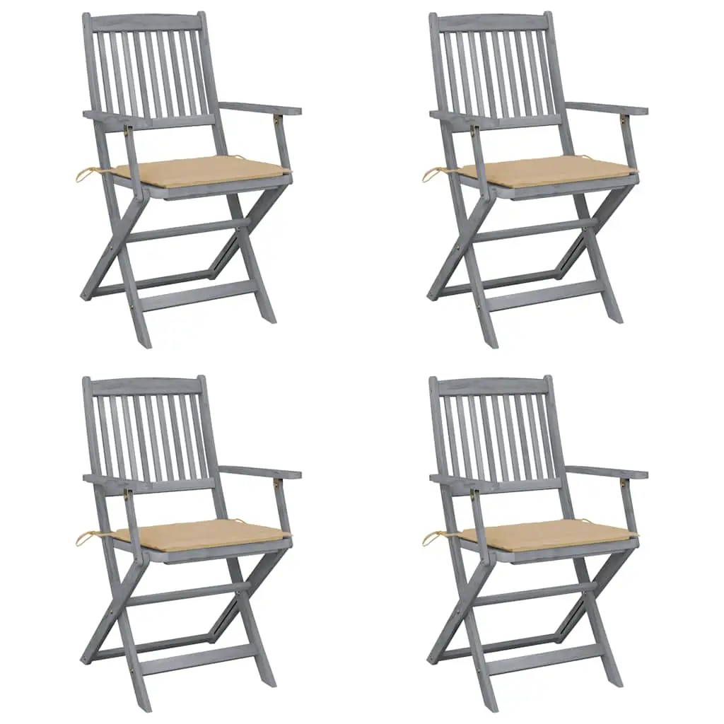 Lot de 4 Chaise bois composite King City Beige 54 X 57 X 91 cm – P87209B
