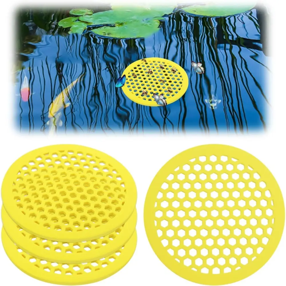 Lot de 4 mangeoires à abeilles – Design nid d’abeille – Jardin écologique – Living123