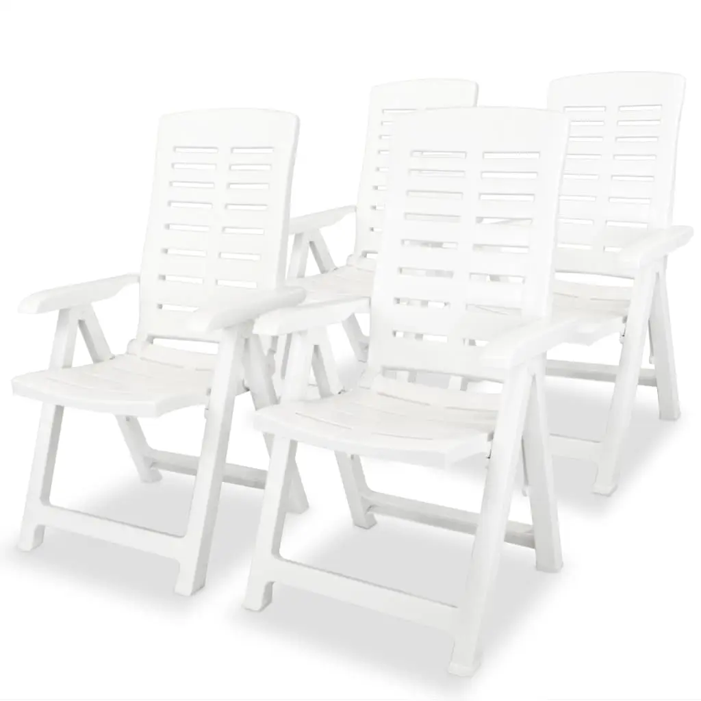 Lot de 4 Chaise bois composite Ballymalis Blanc 60 X 61 X 108 cm – P87209B