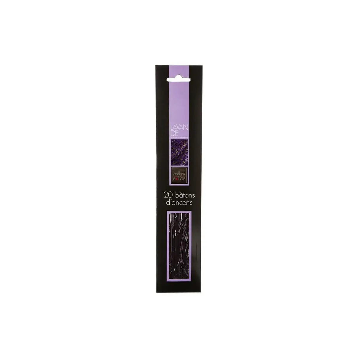 Lot de 20 Bâtons d’Encens 25cm Lavande