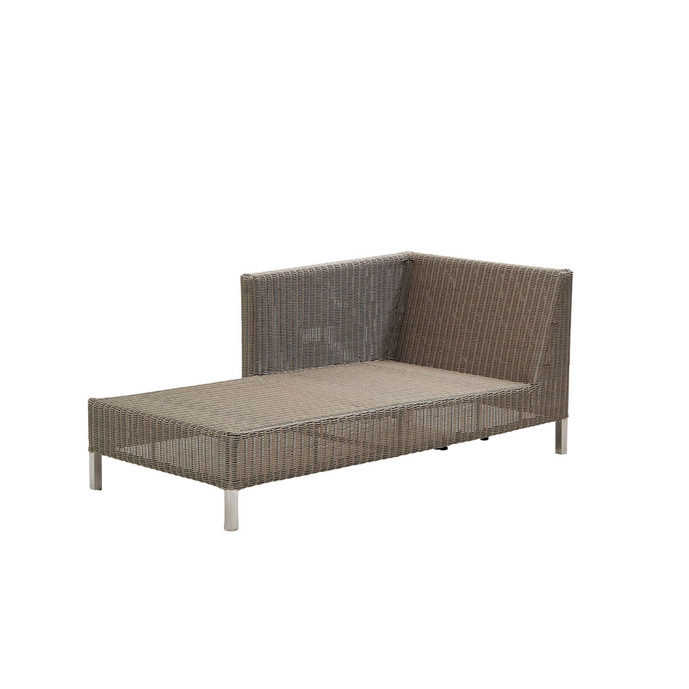Chaise longue Connect.jp{font-size:18px}Taupe, derecho