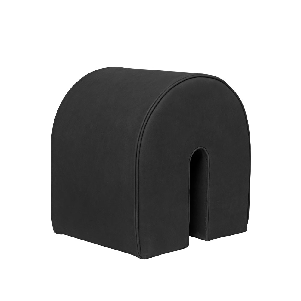 Asiento puf Curved.js{font-size:18px}Cuero negro