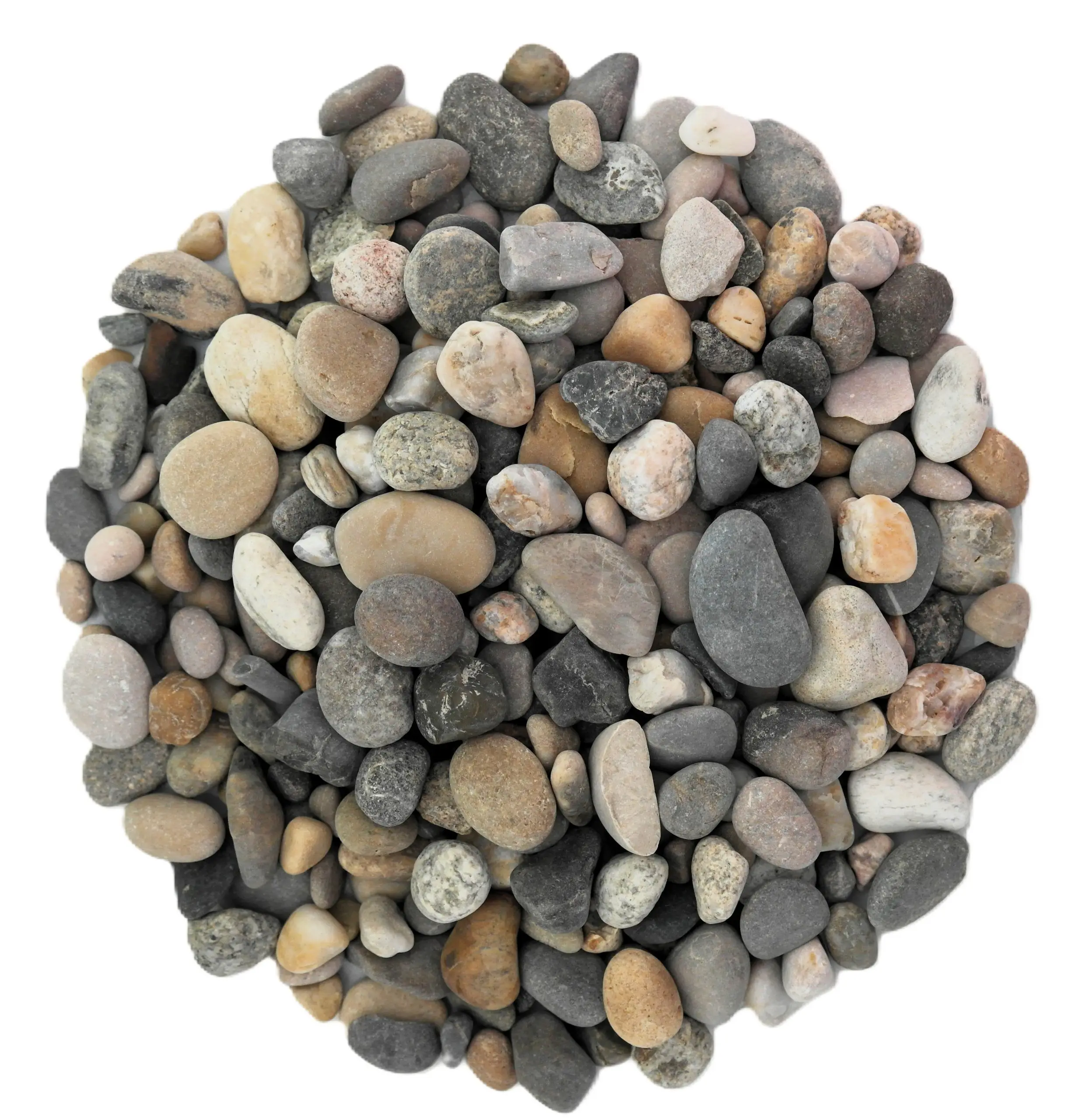 Gravillon roulé gris mixte 6/16 en big bag d’1T