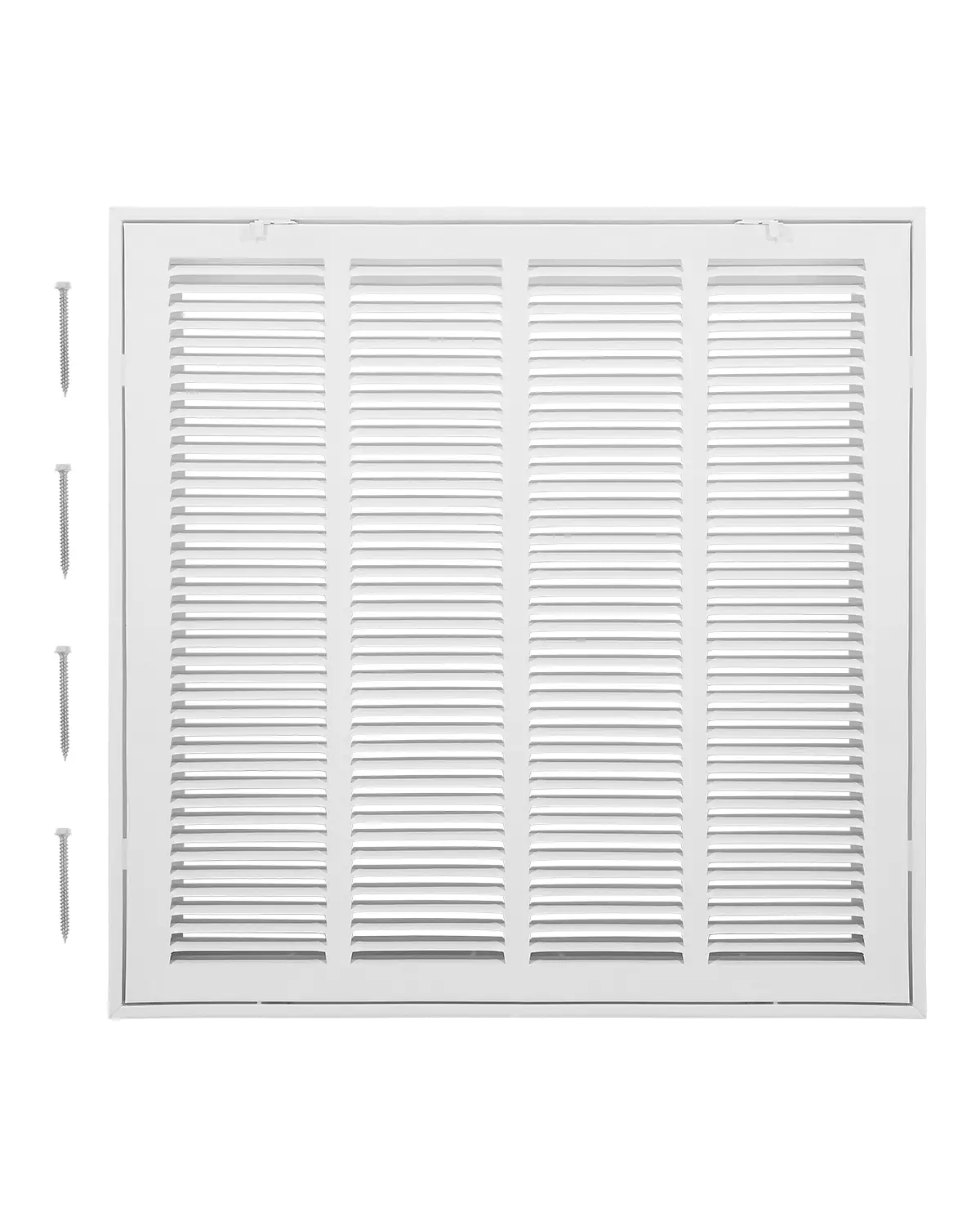 VEVOR Grille retour air 50.5×50.5cm, acier, ventilation.