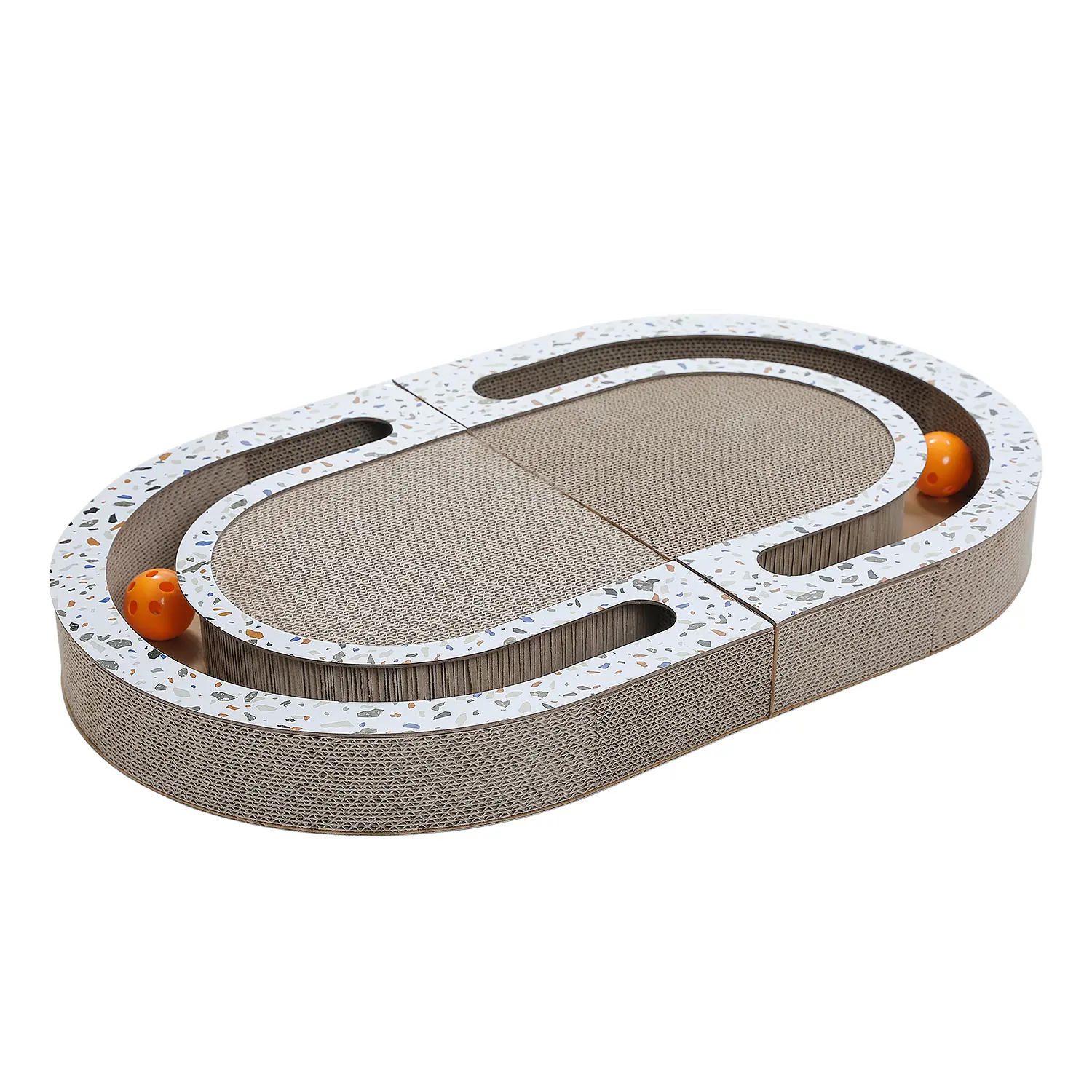 Griffoir pour Chat Double Face avec Jouets Interactifs PAWZ Road