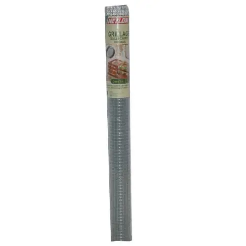 Grillage pour animaux soudé gris, H.1 x L.3 m, maille H.12 x l.12.7 mm Centrale Brico