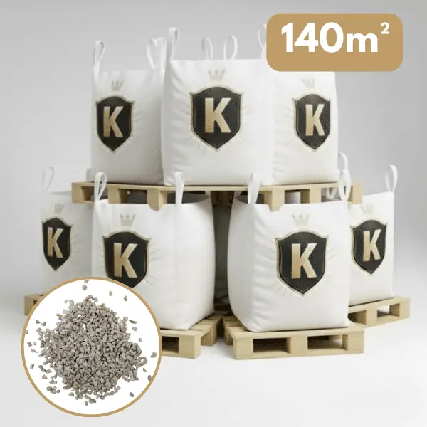 Gravillons calcaire blanc 6/10 mm – Pack 7 Big Bag +/