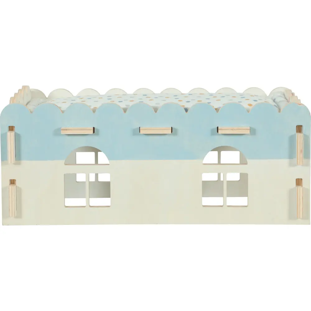 Grande extension Maison bois cosy 40 x 21 x 16 cm cochon d’inde et octodon.