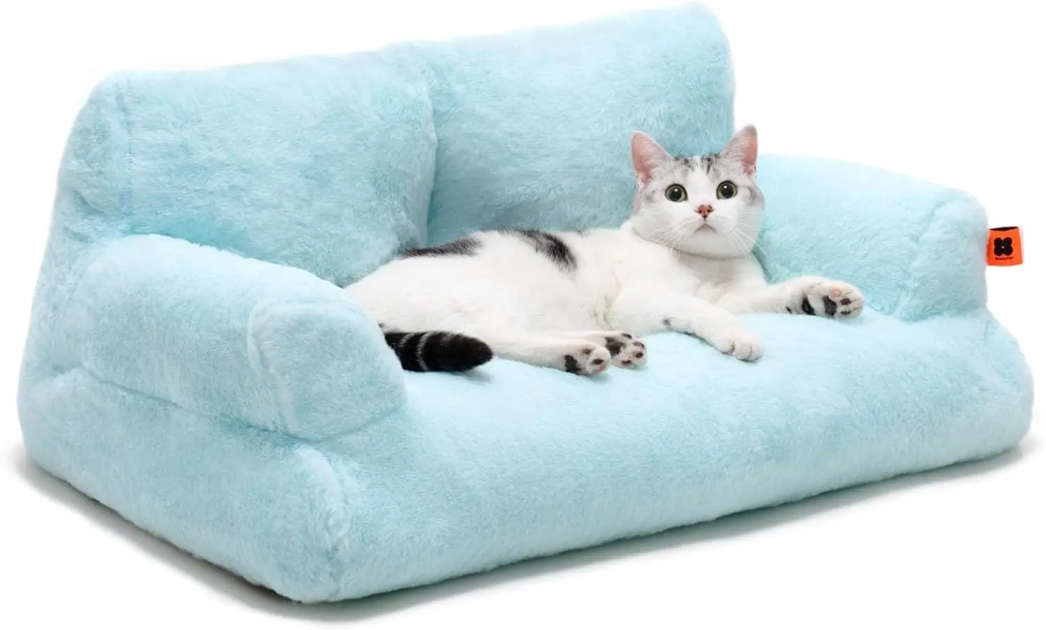 Grand lit pour Chat, 66 x 48 cm bleu
