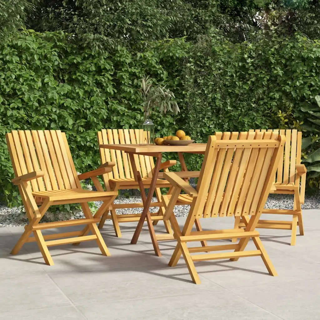 Lot de 4 Chaise bois composite Gyloria Naturel – P87209N