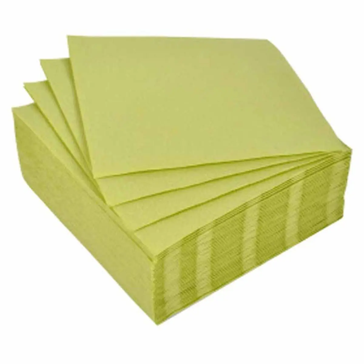 Lot de 40 Serviettes en Papier «Vitamine» 38x38cm Tilleul