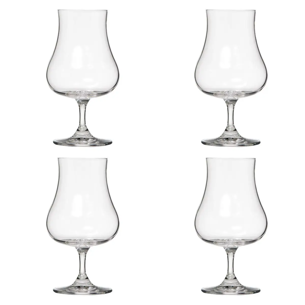 Lot de 4 Verres Design «Liqueur» 22cl Transparent