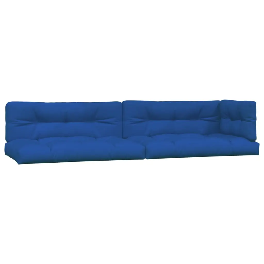 Lot de 5 Coussins d’extérieur – Coussins de palette – Coussins de Siège pour intérieur et extérieur bleu royal tissu