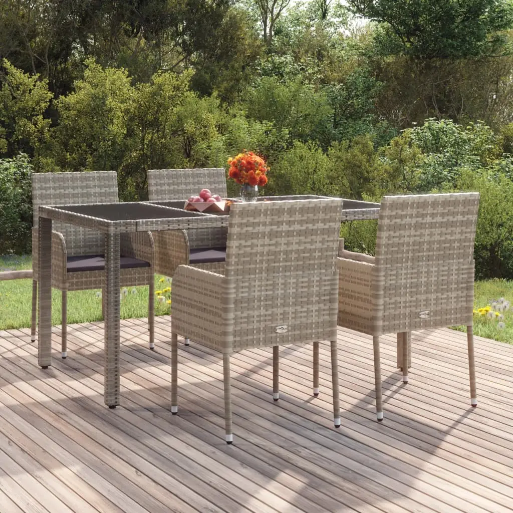 Lot de 4 Chaise bois composite Jalrik Gris 48 X 55 X 88 cm – P87209G