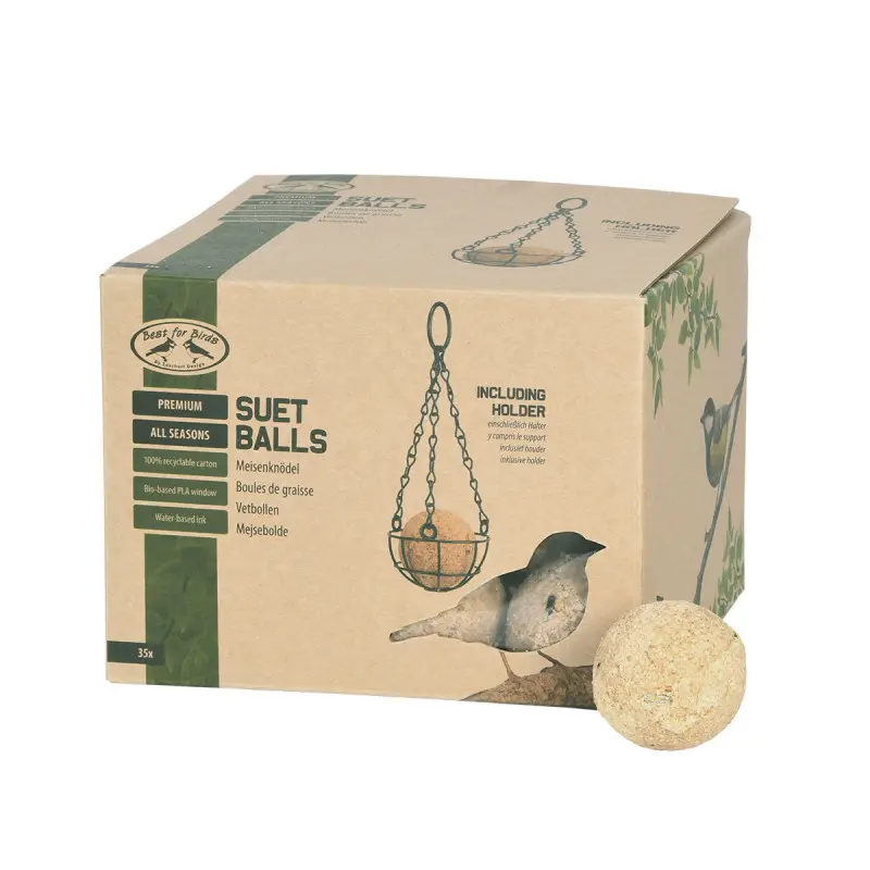 Lot de 35 Boules de graisse 4 saisons pour oiseaux – Esschert Design