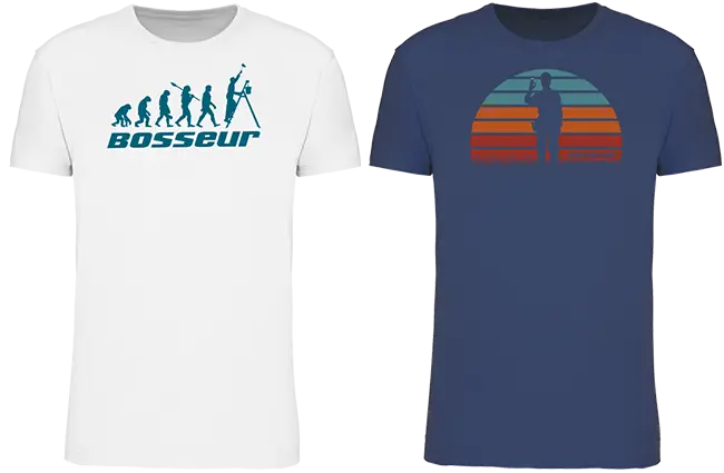 Lot de 2 t-shirt de travail BOSSEUR Evo Blanc – 12235-001