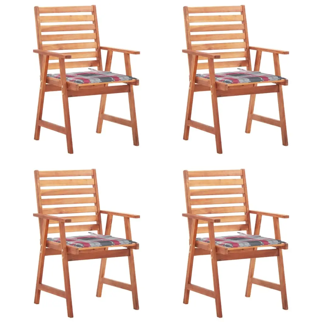 Lot de 4 Chaise bois composite Irina Naturel 56 X 62 X 92 cm – P87209N