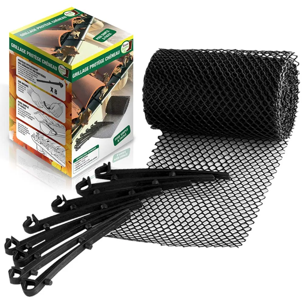 Grillage de protection pour chéneaux et gouttière