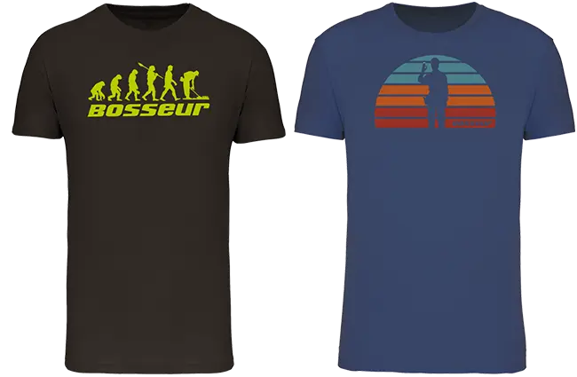 Lot de 2 t-shirt de travail BOSSEUR Evo Kaki – 12233-001