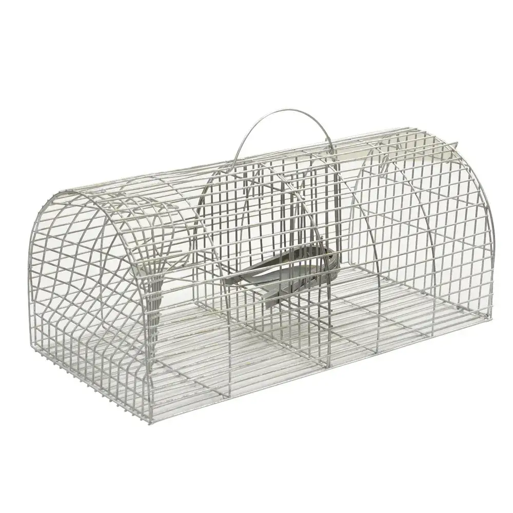 Lot de 3 Nasses à rat acier galvanisé 38 X 23 X 17 cm