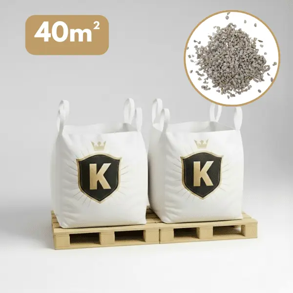 Gravillons calcaire blanc 6/10 mm – Pack 2 Big Bag +/