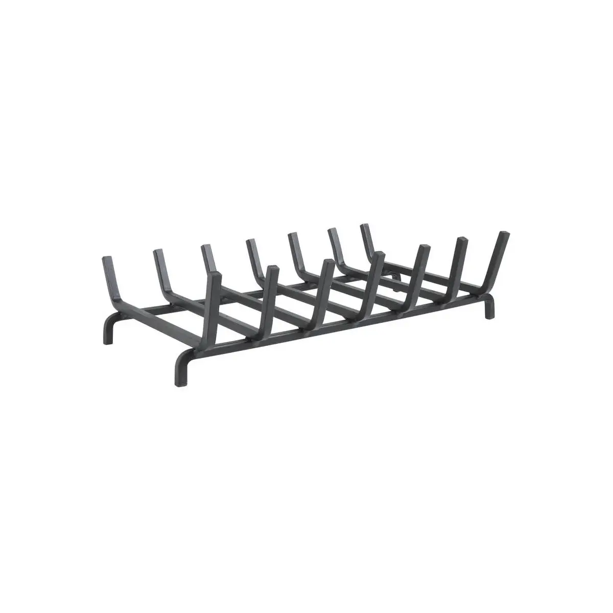 Grille porte bûches en fer forgé