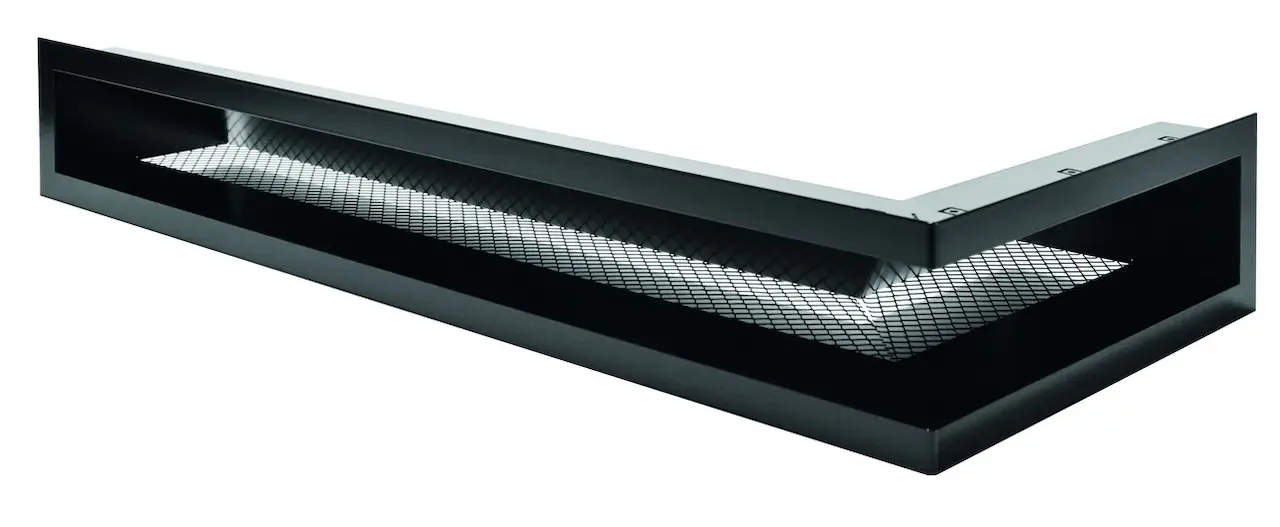 Grille d’angle à droite blanche – 700 x 300 x 110 mm