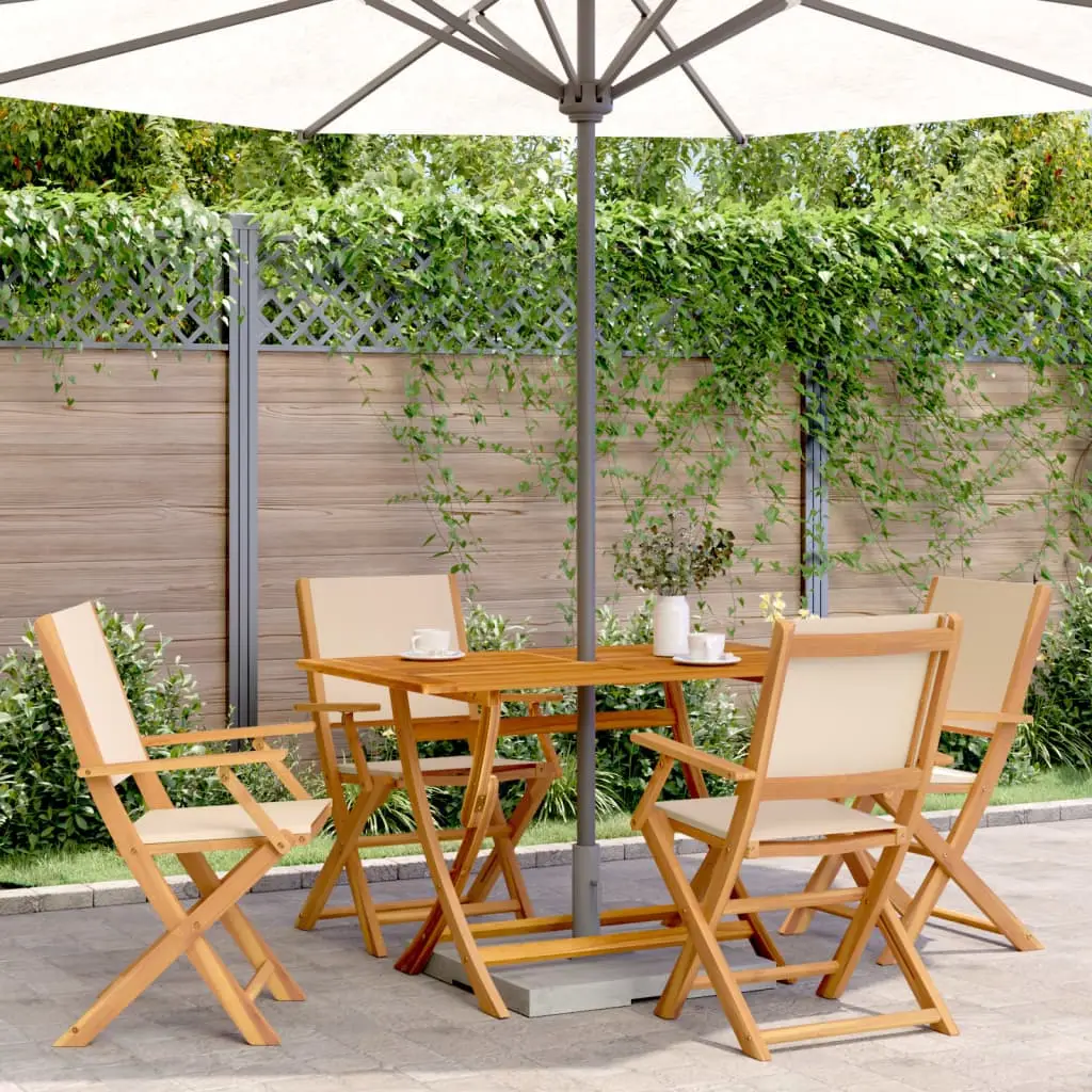 Lot de 4 Chaise bois composite Jewett City Beige 54 X 58 X 91 cm – P87211B