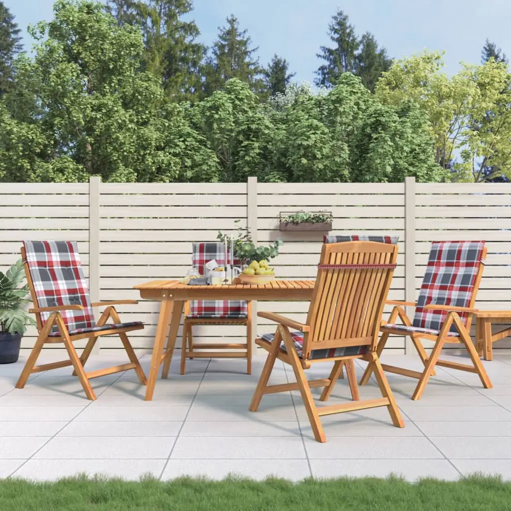 Lot de 4 Chaise bois composite Ivar Naturel 60 X 74,5 X 104 cm – P95056N