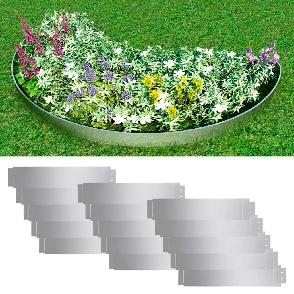 Lot de 5 Bordure autre Jorin Argent 100 X 20 cm – P87209A