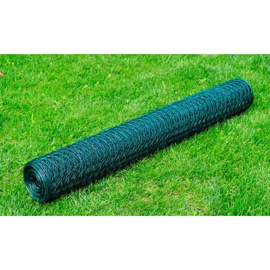 Grillage Fin Hexagonal Acier PVC Clôture Lapins Anti