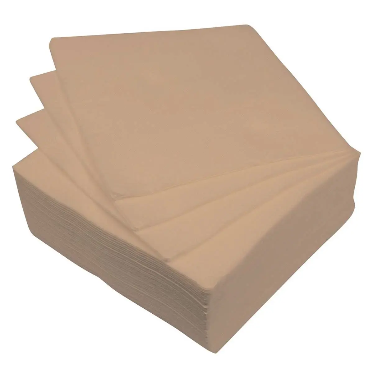 Lot de 40 Serviettes en Papier «Vitamine» 38x38cm Kraft