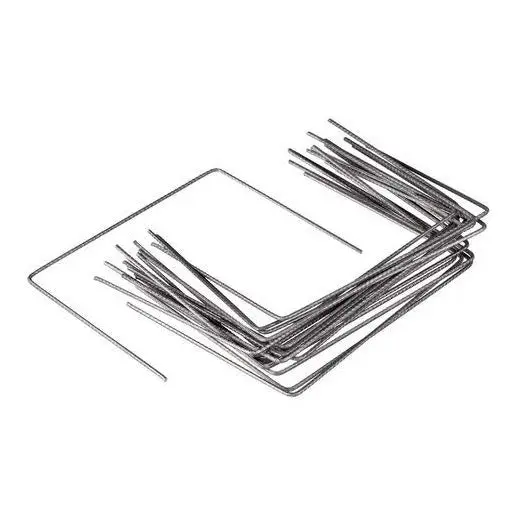 Lot de 30 Agrafes de fixation Métal pour toile de paillage ou géotextile avec pointes biseautées 20cmX20cmX20cm ZENLYS