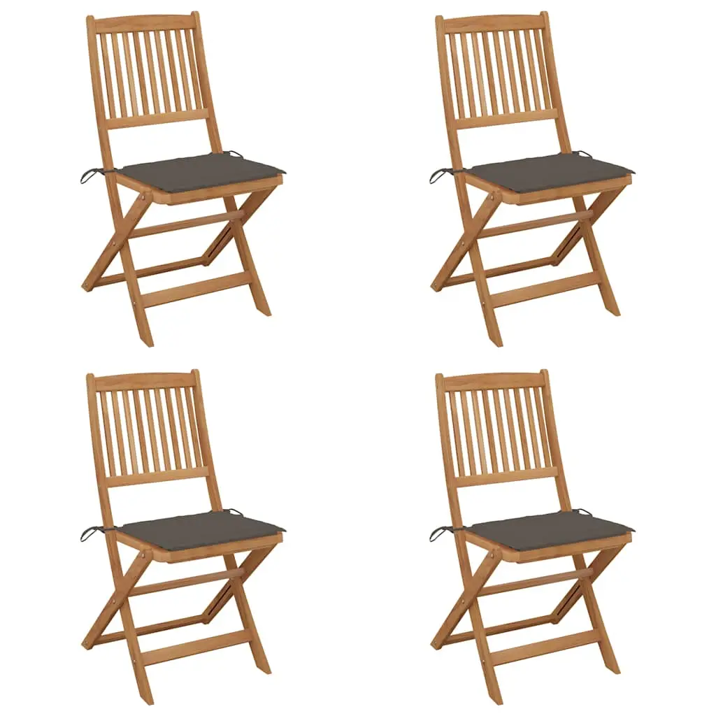 Lot de 4 Chaise bois composite Bellavary Taupe 48,5 X 57 X 91 cm – P87209T