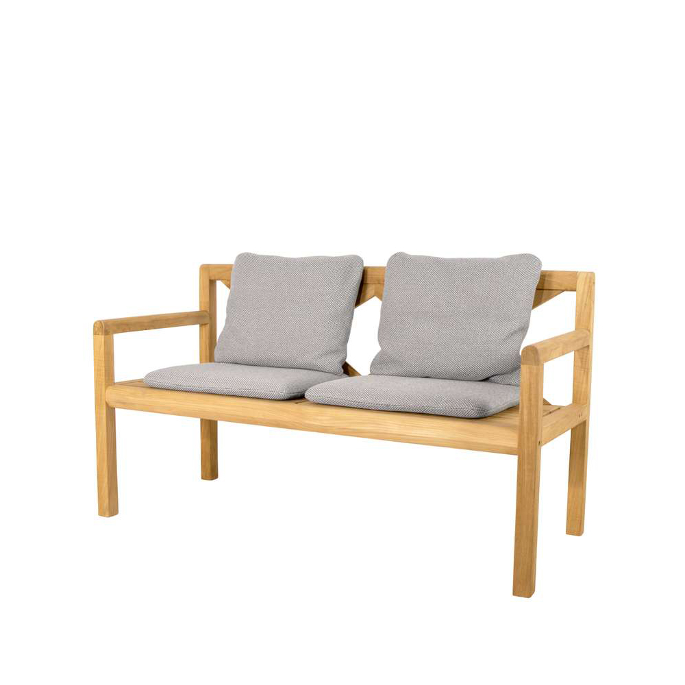 Banco Grace de 2 plazas.jo{font-size:18px}Light grey, teak
