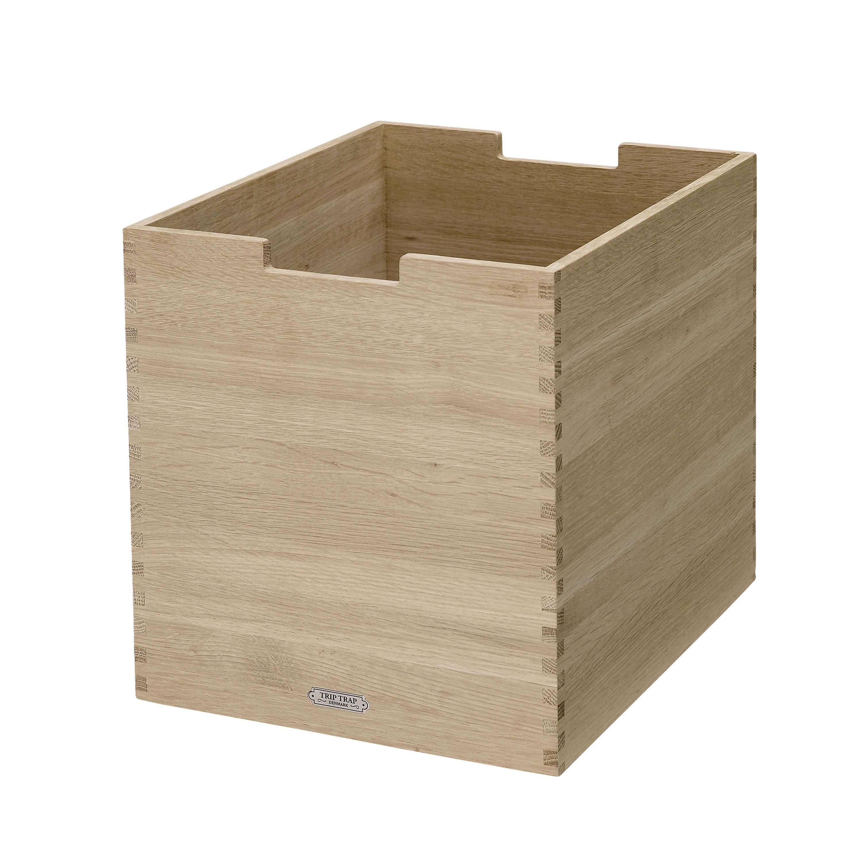 Caja de almacenaje Cutter, grande.iy{font-size:18px}Roble