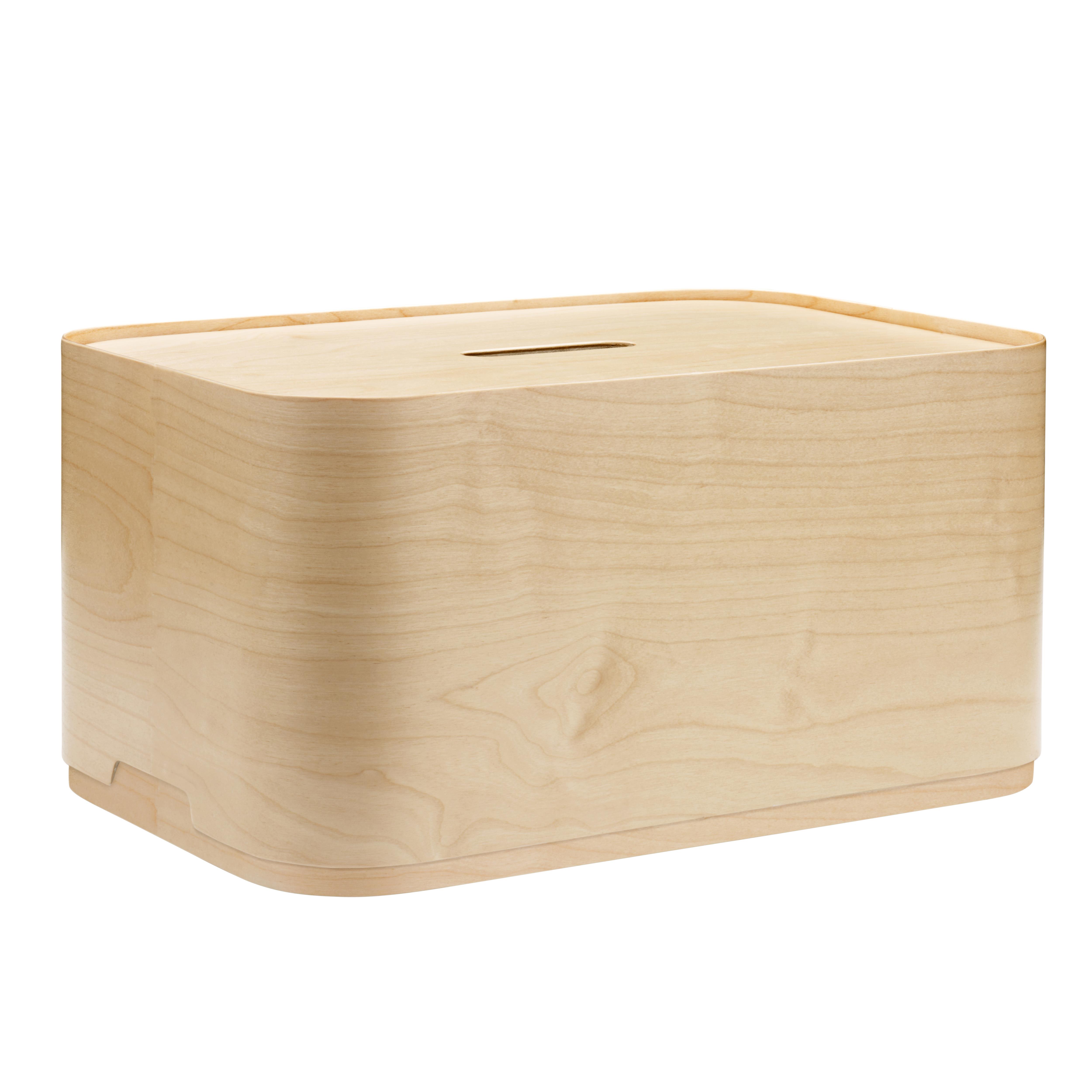 Caja de almacenaje Vakka L.jo{font-size:18px}chapa de fresno