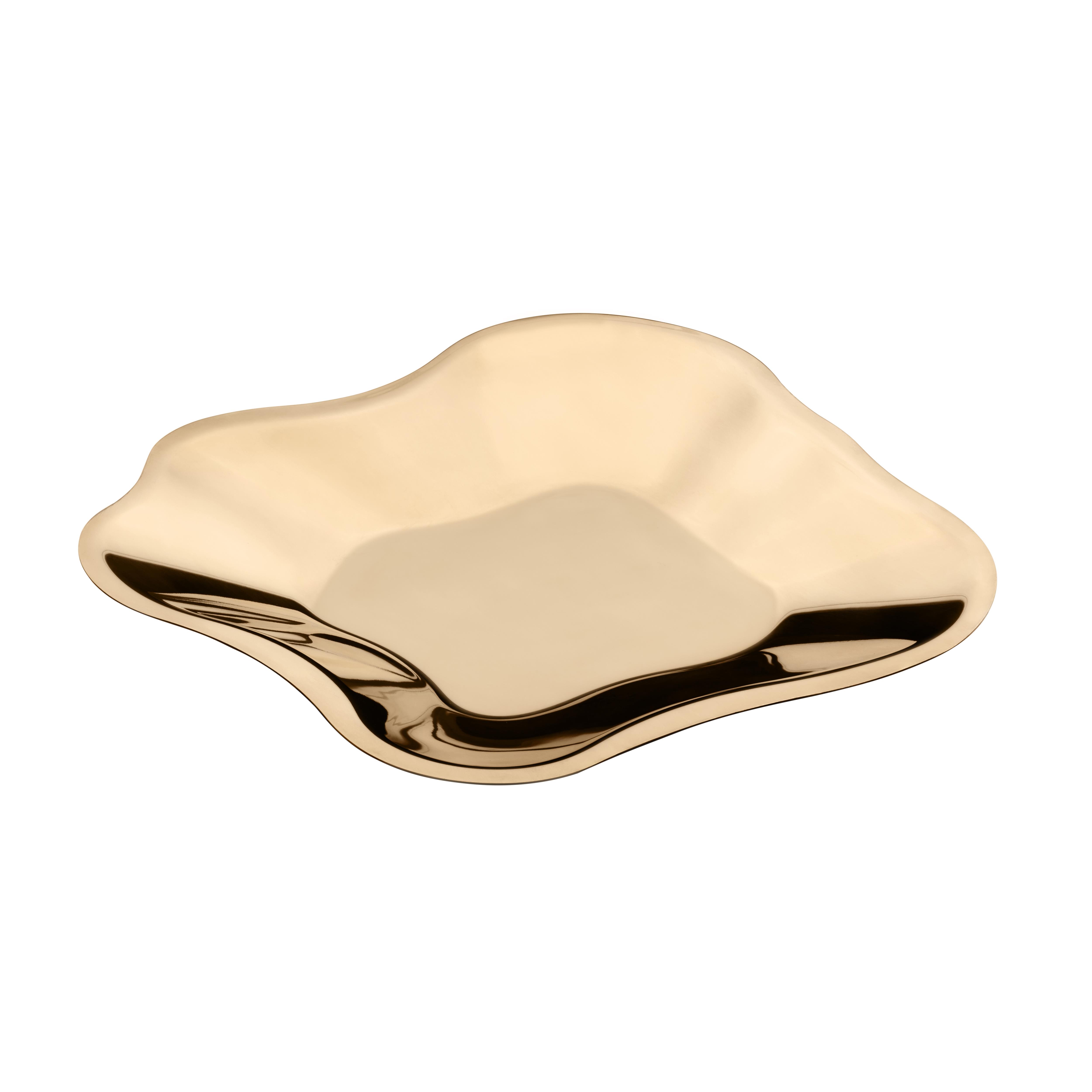 Plato Alvar Aalto oro rosado.jo{font-size:18px}pequeño (358 mm)